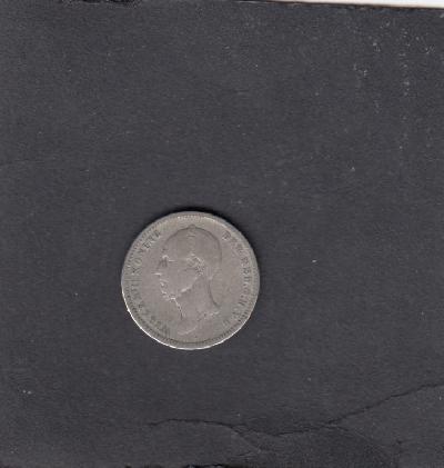 Beschrijving: 25 Cent WILLEM II 